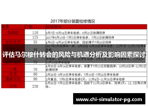 评估马尔穆什转会的风险与机遇分析及影响因素探讨
